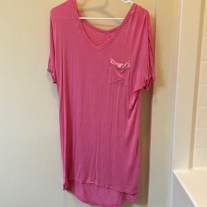 Pink women’s nightgown